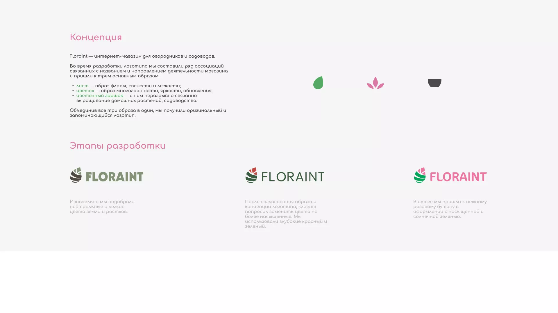 Создание логотипа и интернет-магазина «FLORAINT» в Нижнекамске