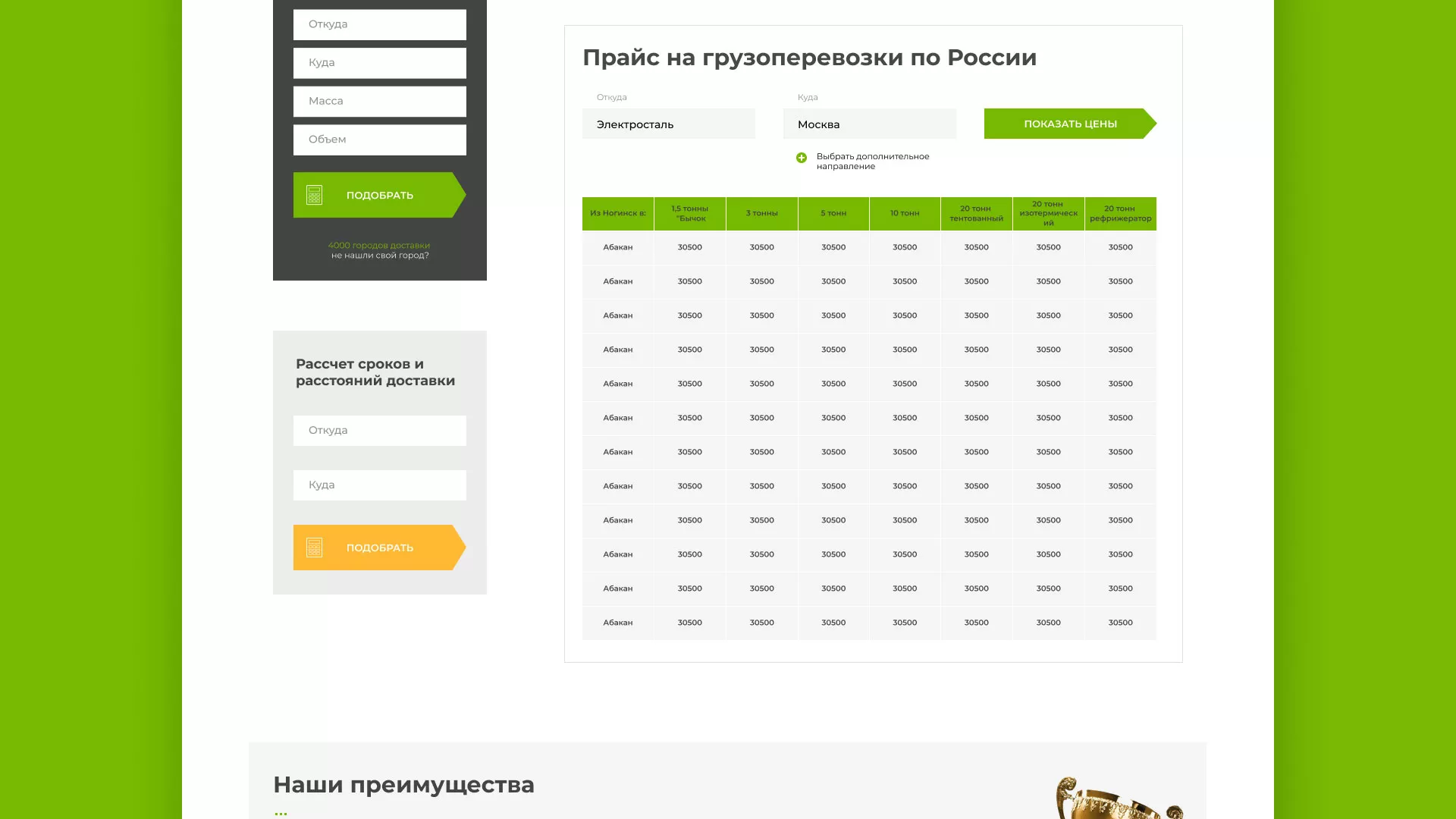 Разработка логотипа и сайта компании «Инком-Логистика» в Нижнекамске